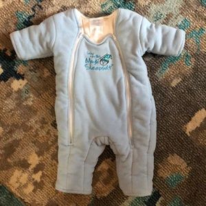 Baby merlins’s magic sleepsuit